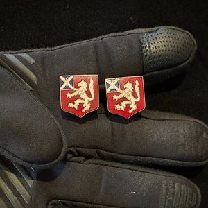 Cuff links-Scottish lion crest- vintage